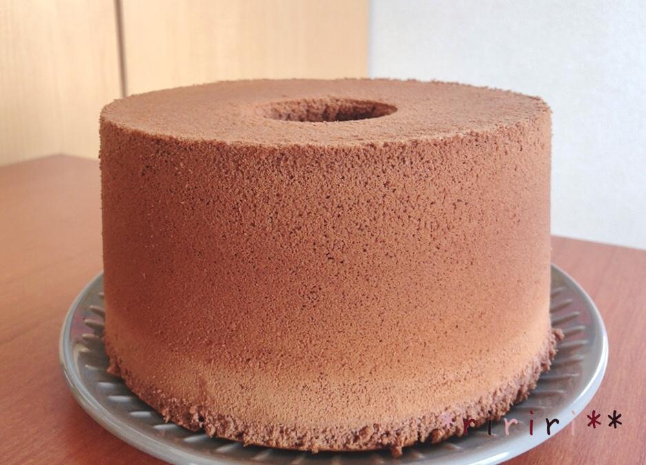 Chocolate chiffon cake mold